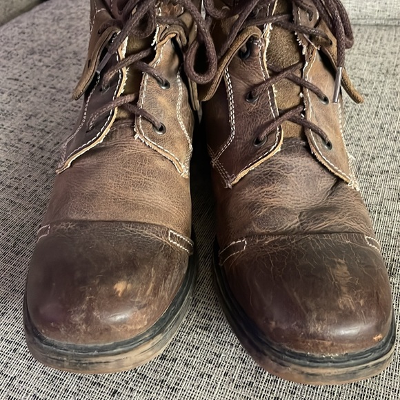 Bed Stu Men’s Chelsea  Brown Leather Boots Size 11 - Picture 9 of 13